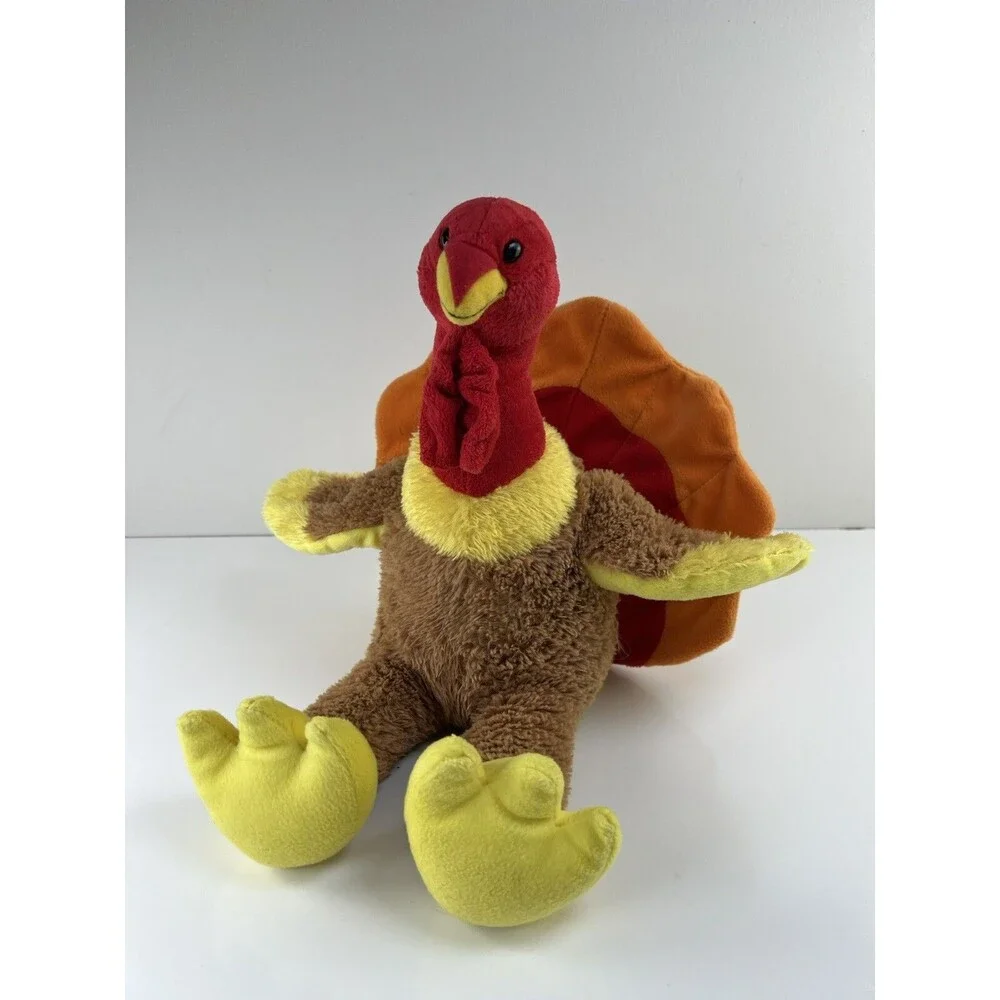 Build A Bear Workshop Thanksgiving Turkey Stuffed Animal Plush Toy 12” Holiday